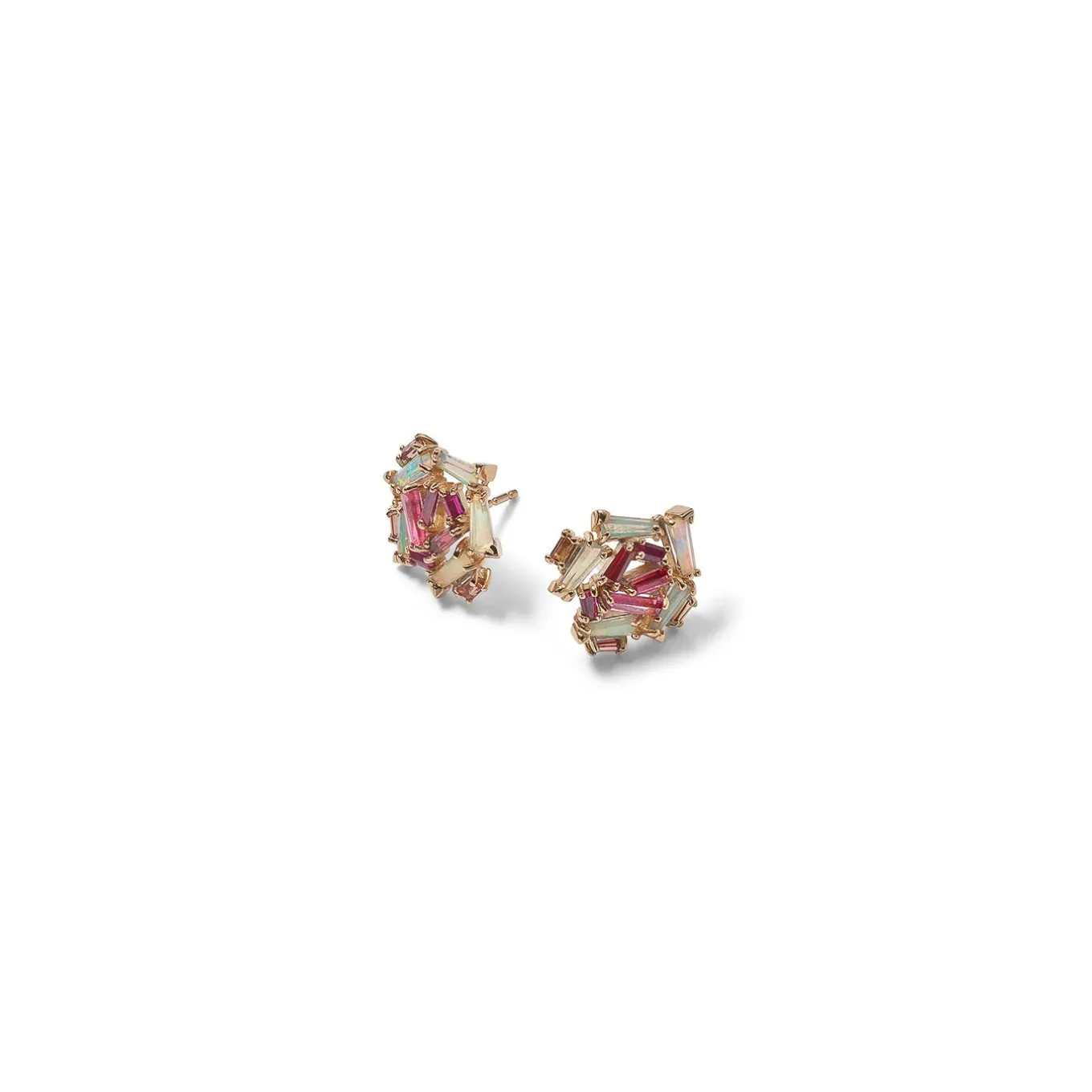 petite_rose_studs__ruby_s_0.webp Petite Rose Studs - Ruby, Spinel & Rubellite