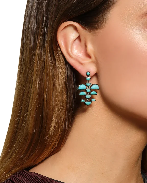 Phoenix Earrings - Turquoise