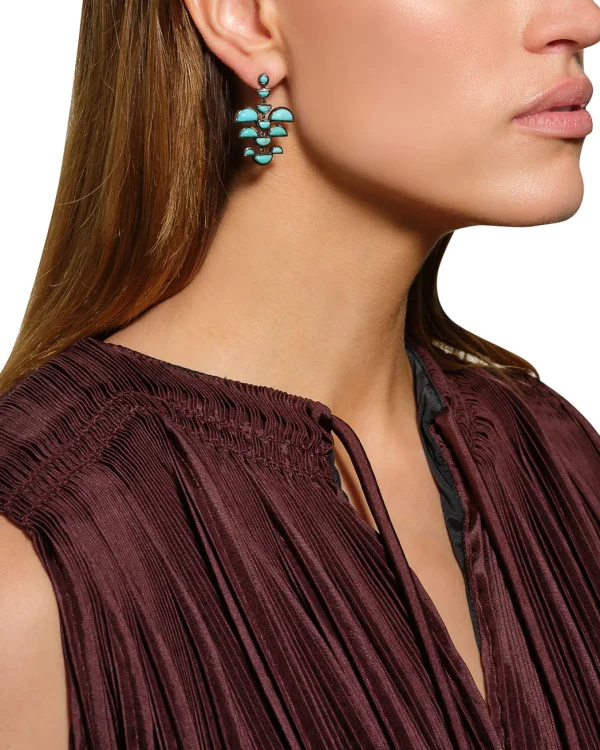 Phoenix Earrings - Turquoise