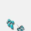 Prawn Earrings - Turquoise