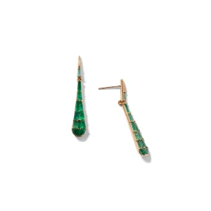 Raindrop Earrings - Emerald