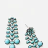 Reptile Girandole Earrings - Turquoise