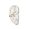 Ruched Ear Cuff - Diamond