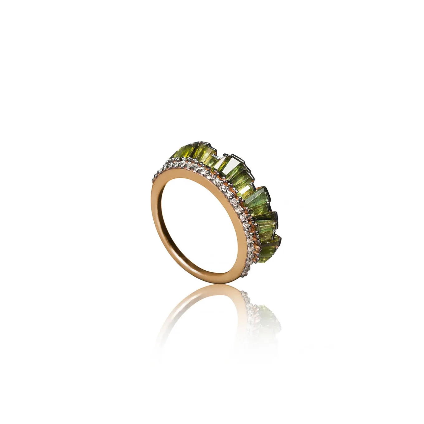 ruffled_crown_ring__green_0.webp Ruffled Crown Ring - Green Tourmaline