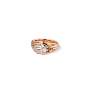 Seed Signet Ring - Diamond