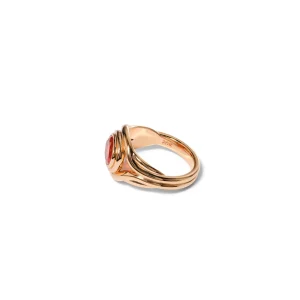 Seed Signet Ring - Fire Opal