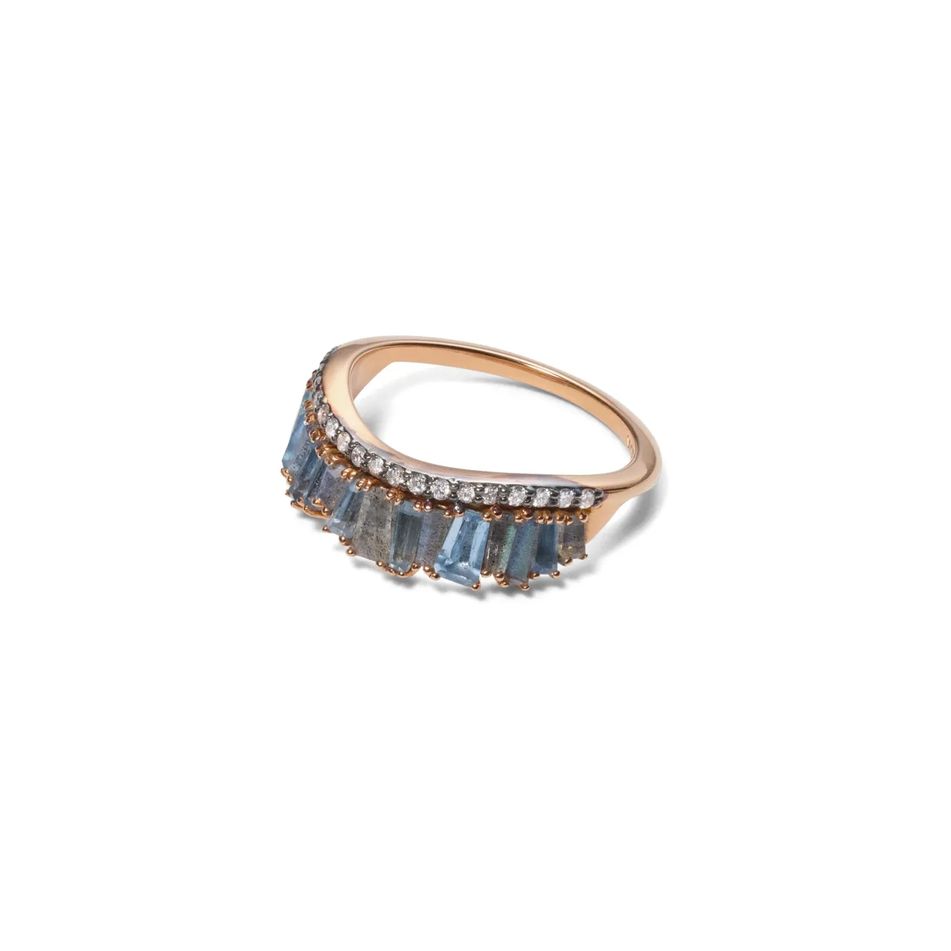 single_ruched_band_ring___0-1.webp Single Ruched Band Ring - Aquamarine & Labradorite