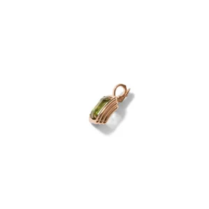 Sleeping Stacked Pendant - Green Tourmaline