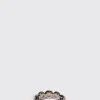 Small Dot Eternity Band - Peach Moonstone