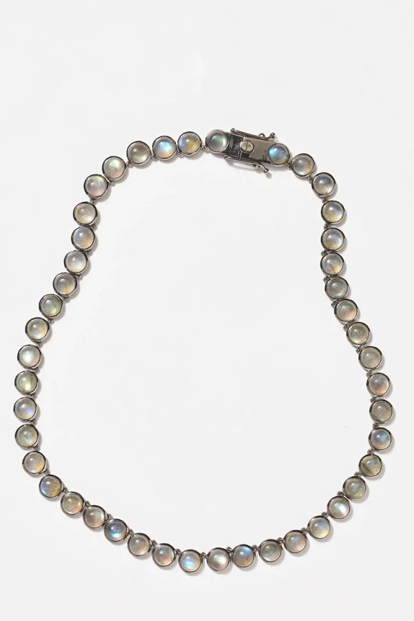 Small Dot Rivière Necklace - Labradorite