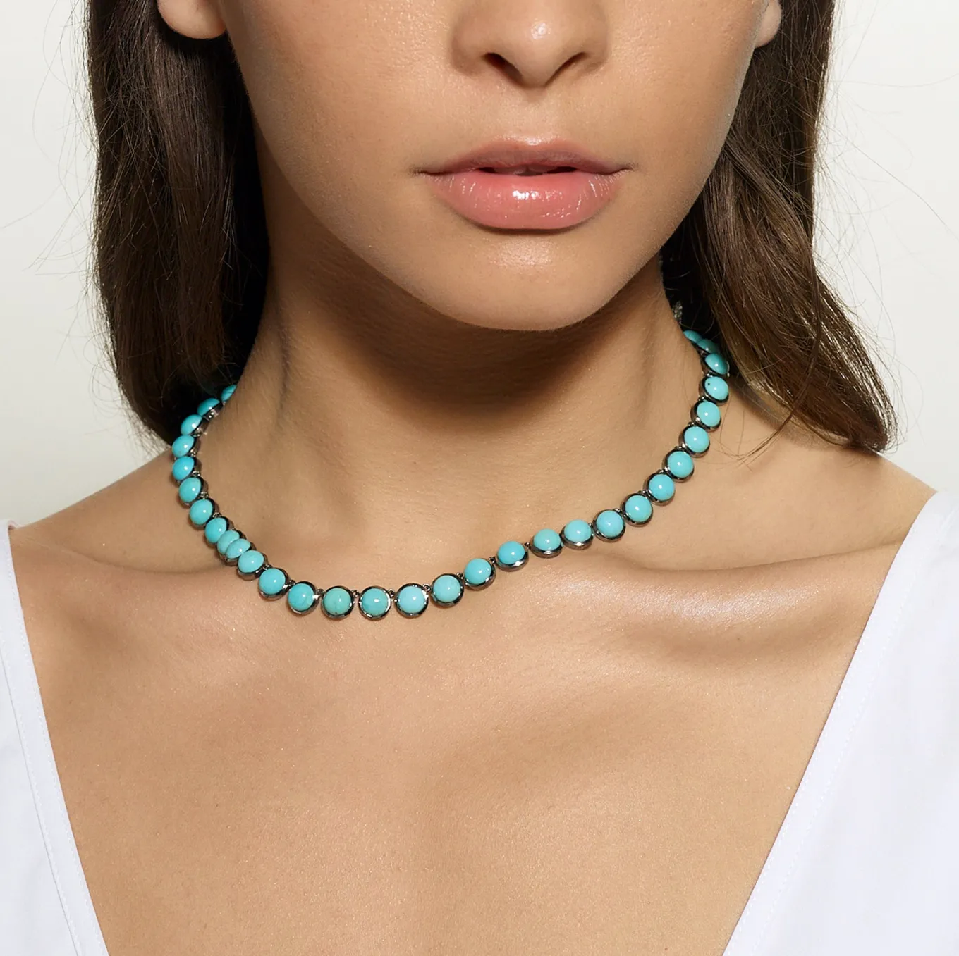 small_dot_rivire_necklace_1-3.webp Small Dot Rivière Necklace - Turquoise