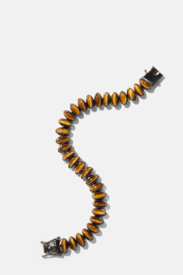 Small Elliptic Bracelet - Tiger's Eye