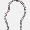 Small Elliptic Rivière Necklace - Rose of France