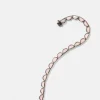 Small Scallop Tennis Bracelet - Pink Opal