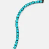 Small Tile Tennis Bracelet - Turquoise