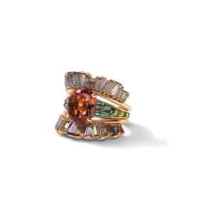 Solitaire Ring - Mozambique Tourmaline