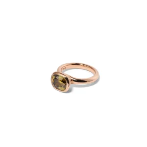 Stacked Solitaire Ring - Sphene