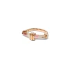 Steamer Ring - Bi-Color Tourmaline