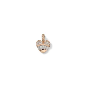 Strapped Diamond Heart Pendant