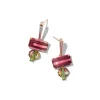 Talisman Earrings - Rubellite