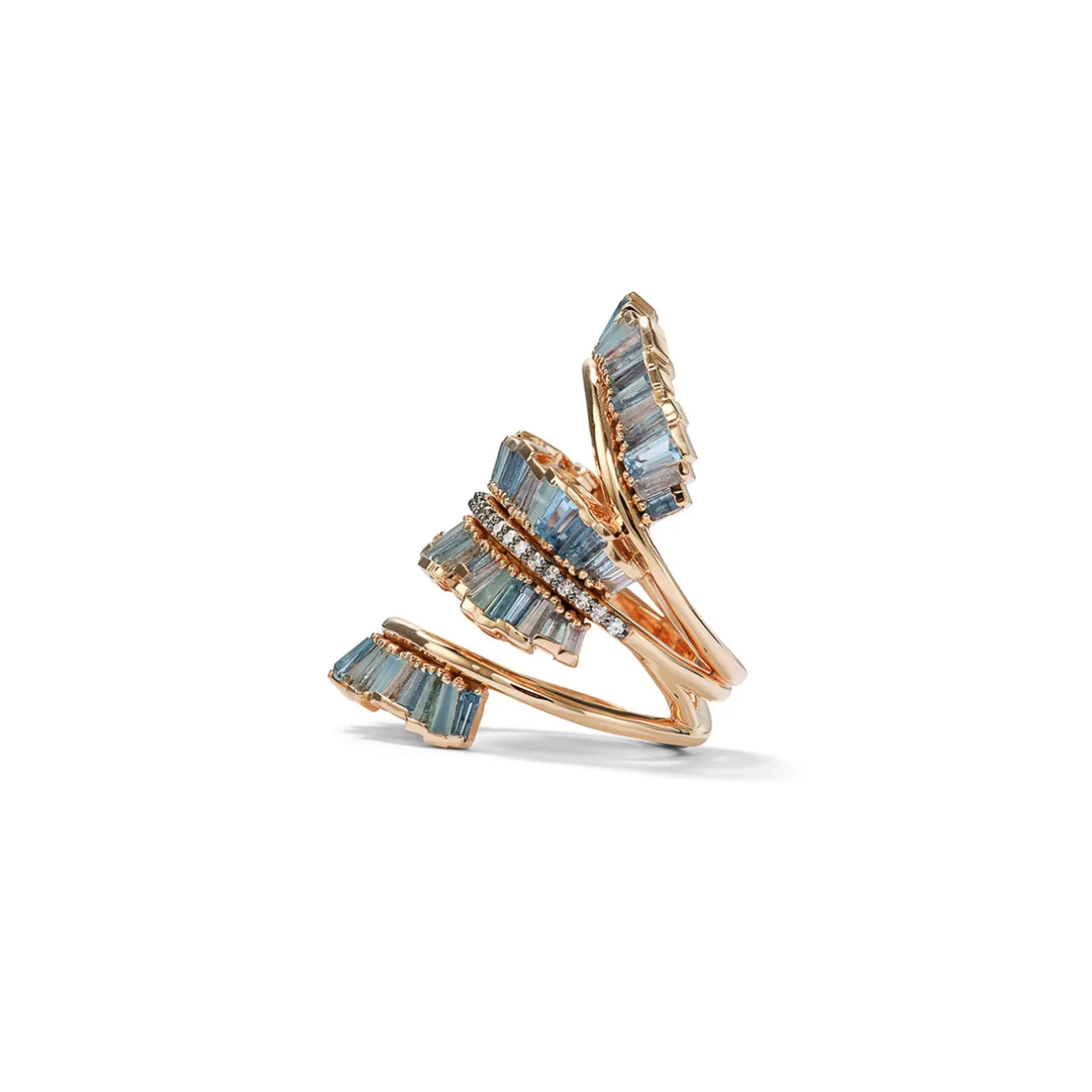 triple_ruched_ribbon_ring_0-4.webp Triple Ruched Ribbon Ring - Aquamarine & Blue Peruvian Opal