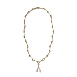 Wishbone Pendant - Diamond
