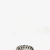 Worm Band Ring - Black Spinel